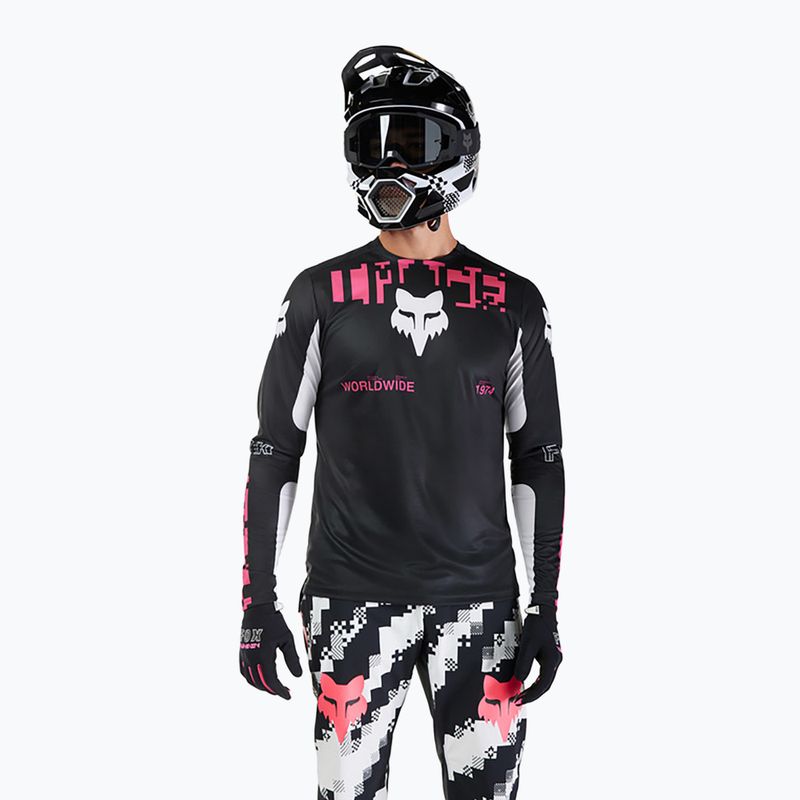 Pánske cyklistické tričko s dlhým rukávom Fox Racing Ranger Digi Image black