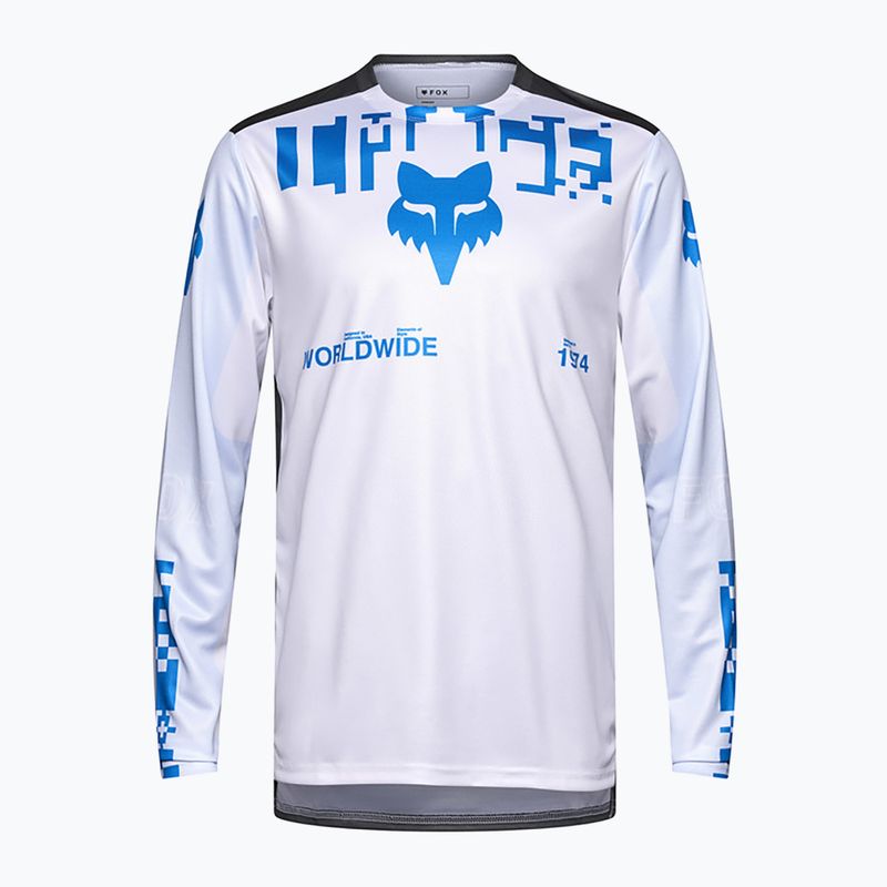 Pánske cyklistické tričko s dlhým rukávom Fox Racing Ranger Digi Image white 9