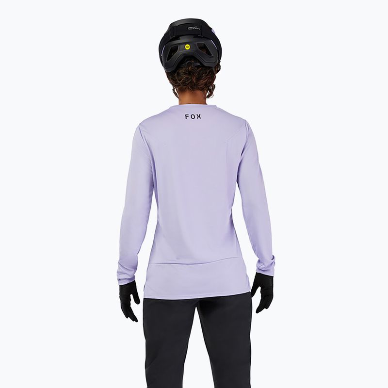 Dámske cyklistické tričko s dlhým rukávom Fox Racing Ranger Fox Head W lilac 2