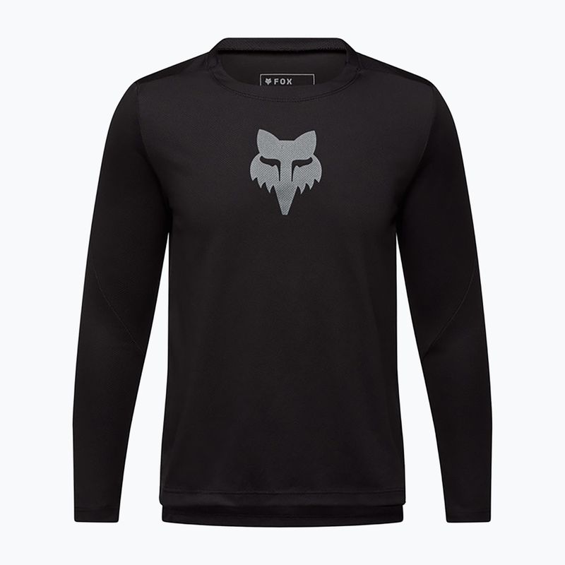 Detské cyklistické tričko s dlhým rukávom Fox Racing Ranger Fox Head Jr black