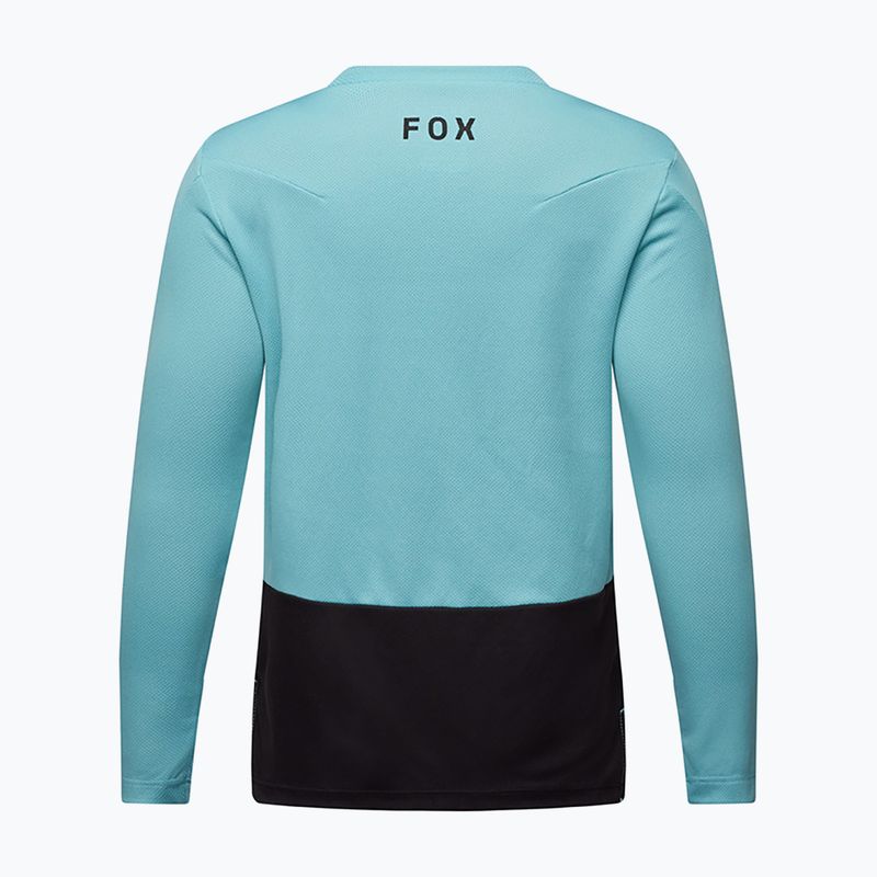 Detské cyklistické tričko s dlhým rukávom Fox Racing Ranger Fox Head Jr vintage wash blue 2