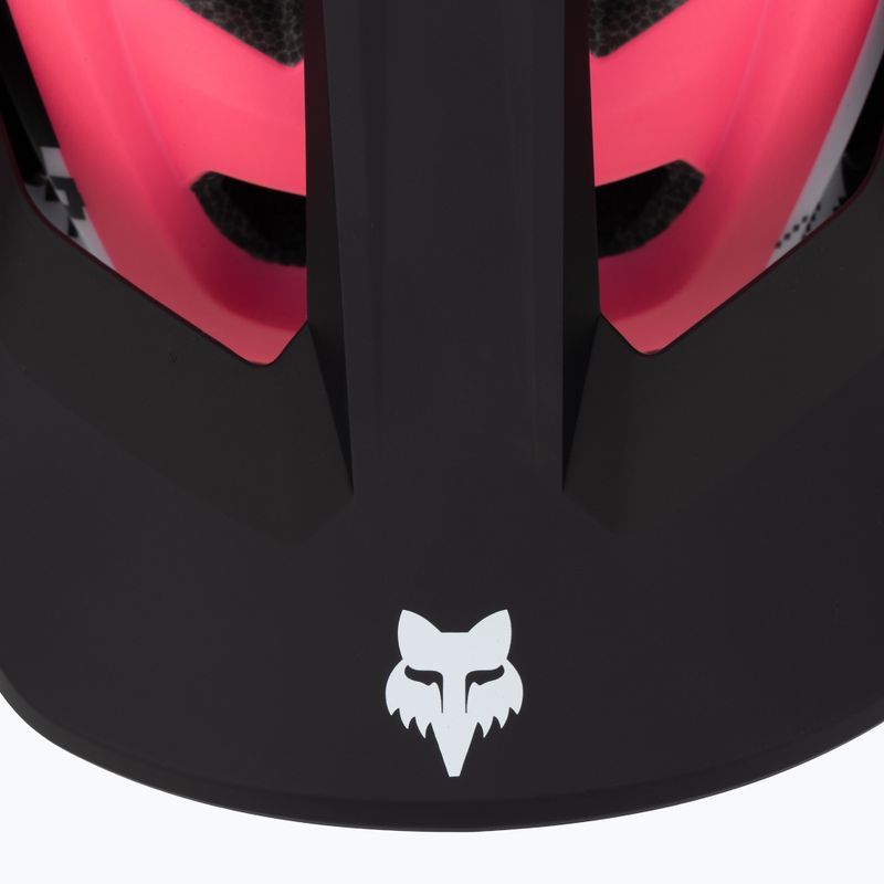 Cyklistická prilba Fox Racing Dropframe Pro Digi Image black/white 7