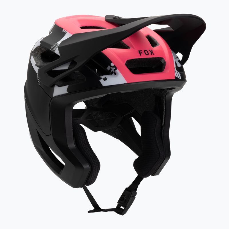 Cyklistická prilba Fox Racing Dropframe Pro Digi Image black/white 8