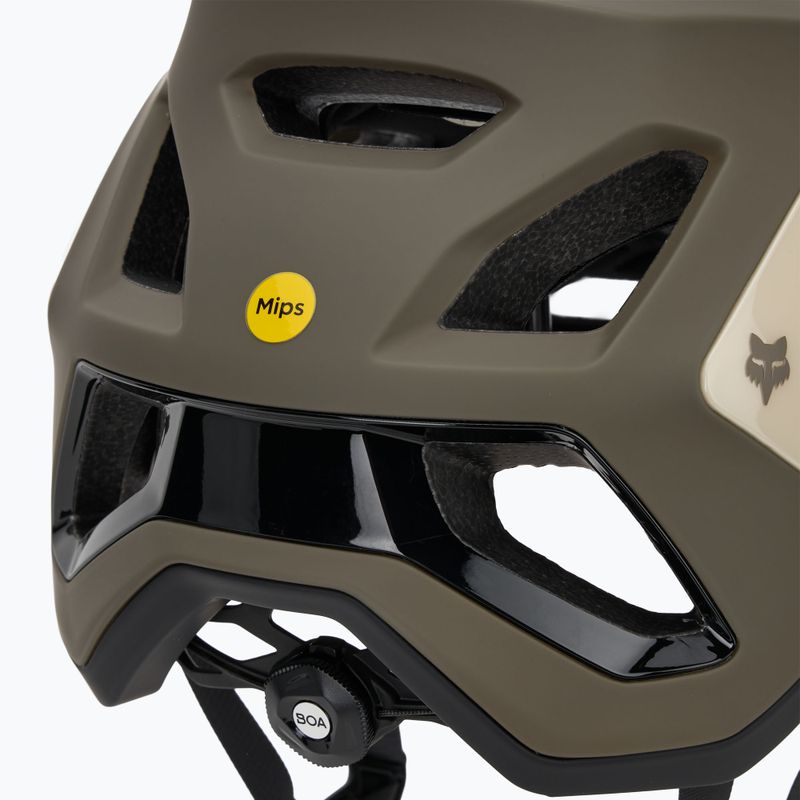 Cyklistická prilba Fox Racing Speedframe Pro Defy cream 8