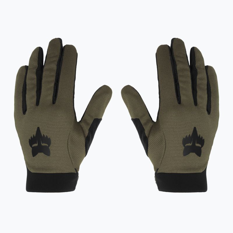 Pánske cyklistické rukavice Fox Racing Ranger military 2