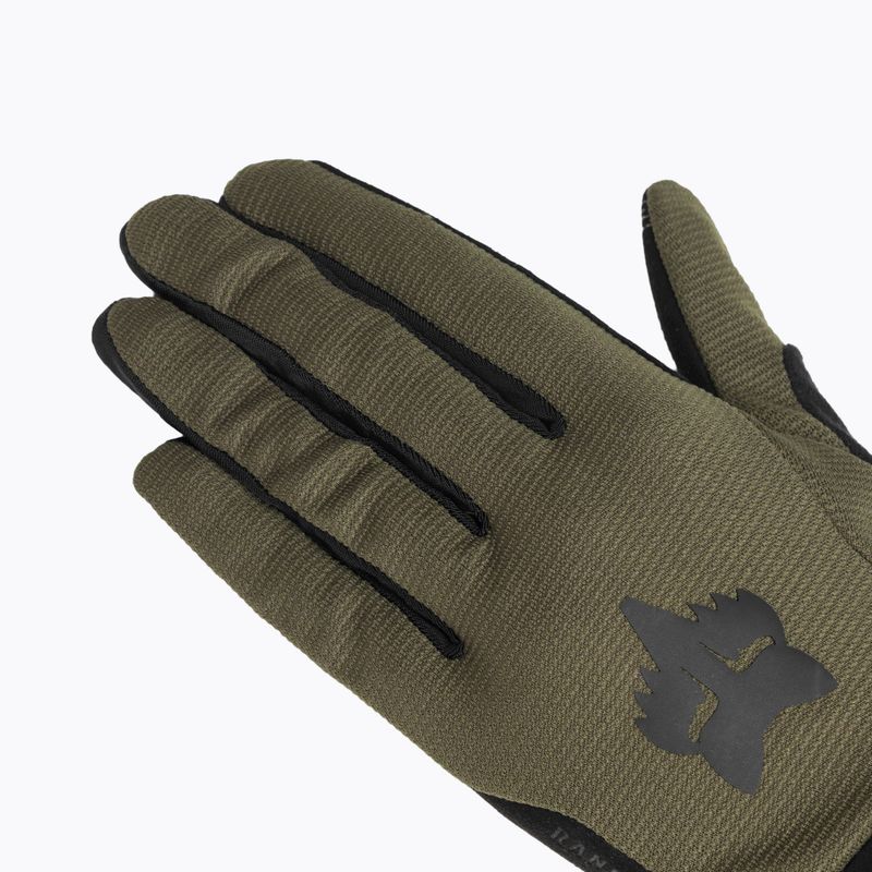 Pánske cyklistické rukavice Fox Racing Ranger military 4