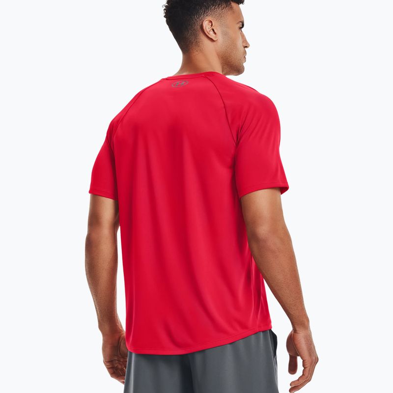 Pánske tréningové tričko Under Armour Tech 2. SS Tee 6 červené 1326413 2