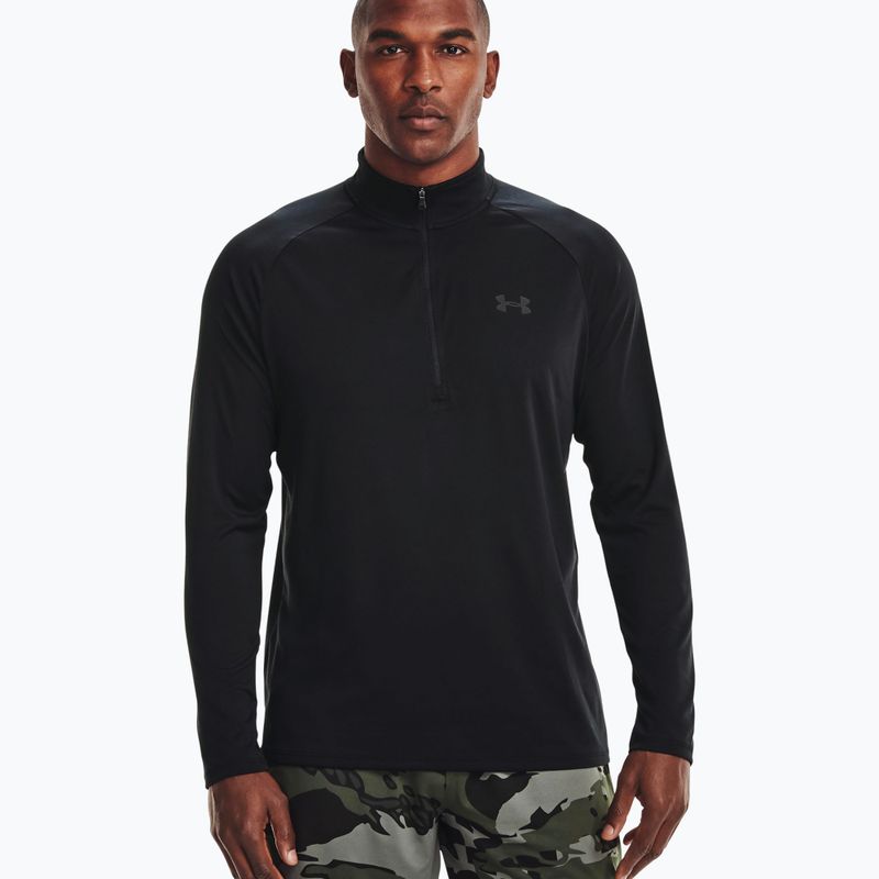 Pánska tréningová mikina Under Armour Tech 2. 1/2 Zip čierna 1328495-1 3