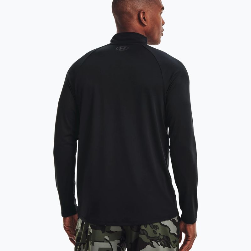 Pánska tréningová mikina Under Armour Tech 2. 1/2 Zip čierna 1328495-1 4
