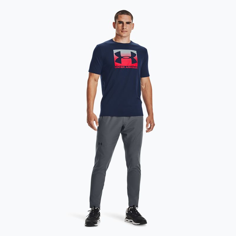 Pánske tréningové tričko Under Armour Boxed Sportstyle navy blue 1329581-408 2