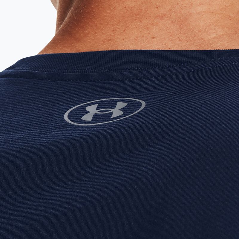 Pánske tréningové tričko Under Armour Boxed Sportstyle navy blue 1329581-408 4