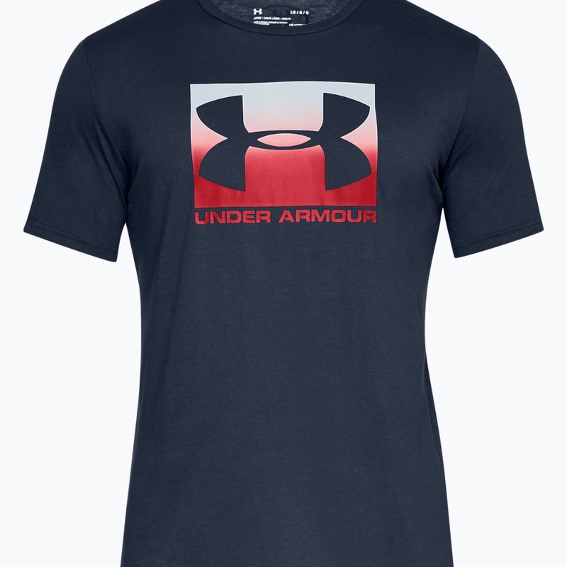 Pánske tréningové tričko Under Armour Boxed Sportstyle navy blue 1329581-408 5