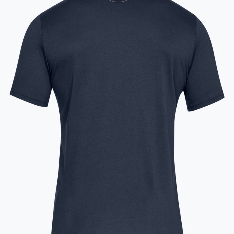 Pánske tréningové tričko Under Armour Boxed Sportstyle navy blue 1329581-408 6