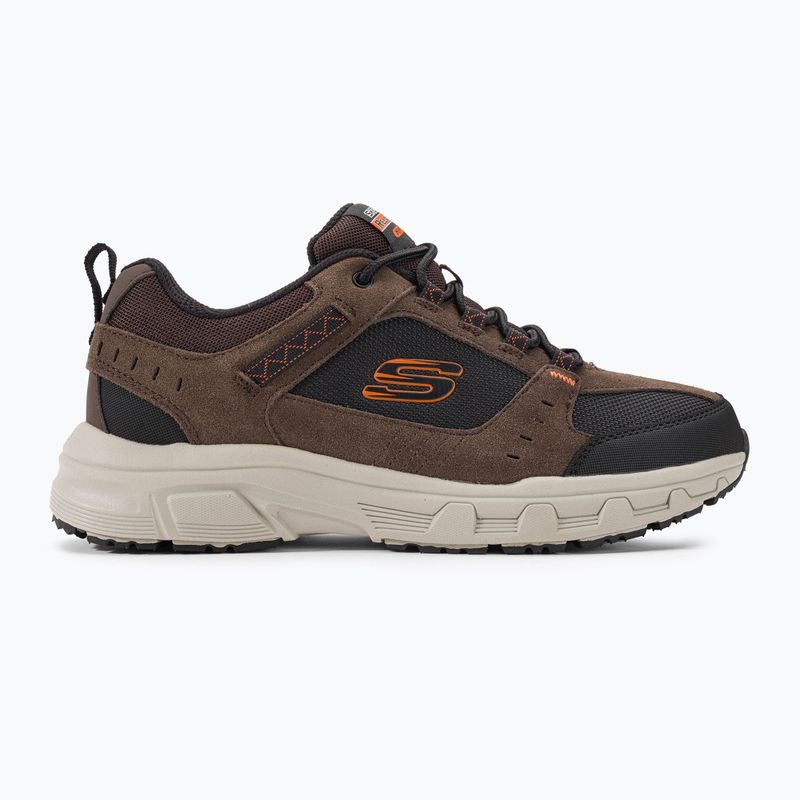 Pánska treková obuv SKECHERS Oak Canyon chocolate/black 2