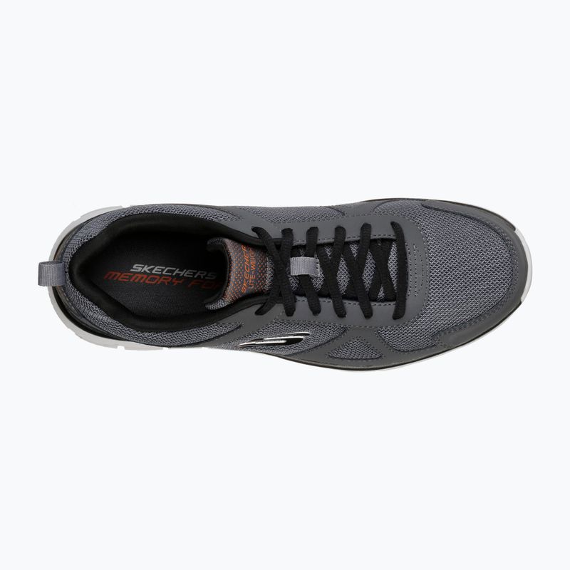 SKECHERS Track Scrolic pánska tréningová obuv charcoal/black 11