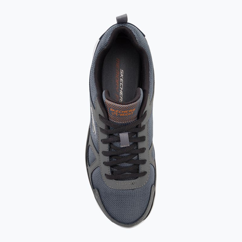 SKECHERS Track Scrolic pánska tréningová obuv charcoal/black 6