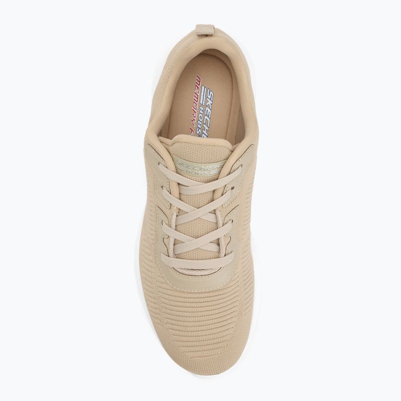 Dámska obuv SKECHERS Bobs Sport Squad Tough Talk beige 5