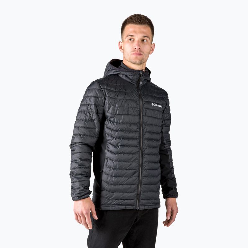 Columbia Powder Pass Hooded 010 pánska páperová bunda čierna 1773271