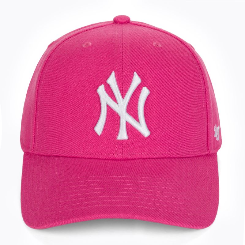 47 Značka MLB New York Yankees MVP SNAPBACK magenta baseballová čiapka 4