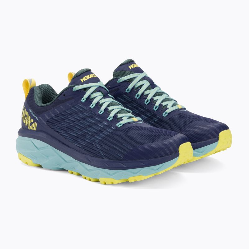 Dámska bežecká obuv HOKA Challenger ATR 5 medieval blue/mallard green 4