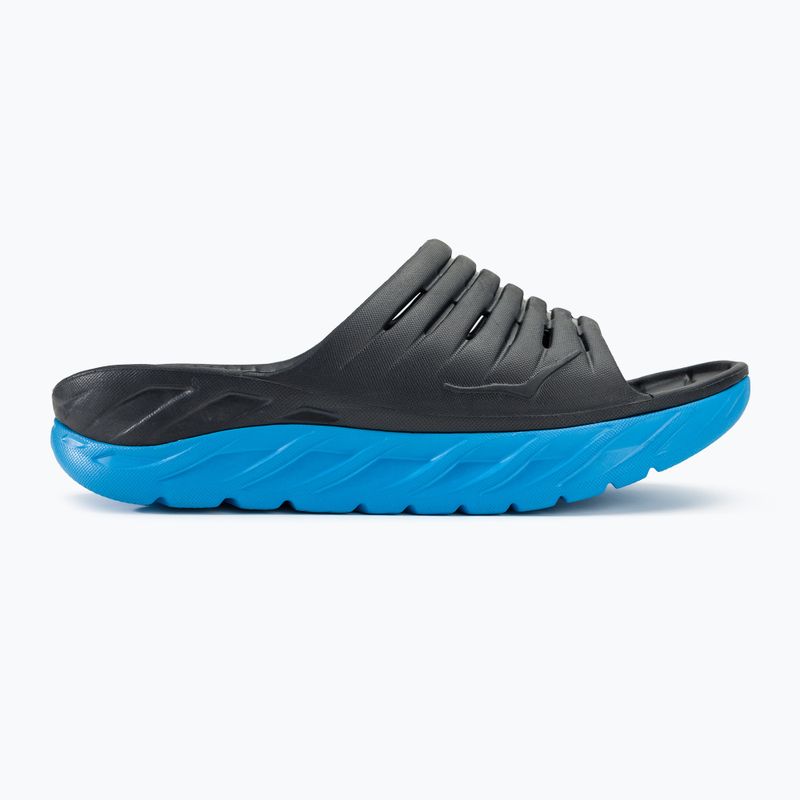 Dámske šľapky HOKA Ora Recovery Slide 2 ebony/dresden blue 2