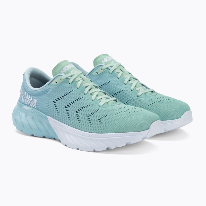Dámska bežecká obuv HOKA Mach 2 aquamarine/lichen 4