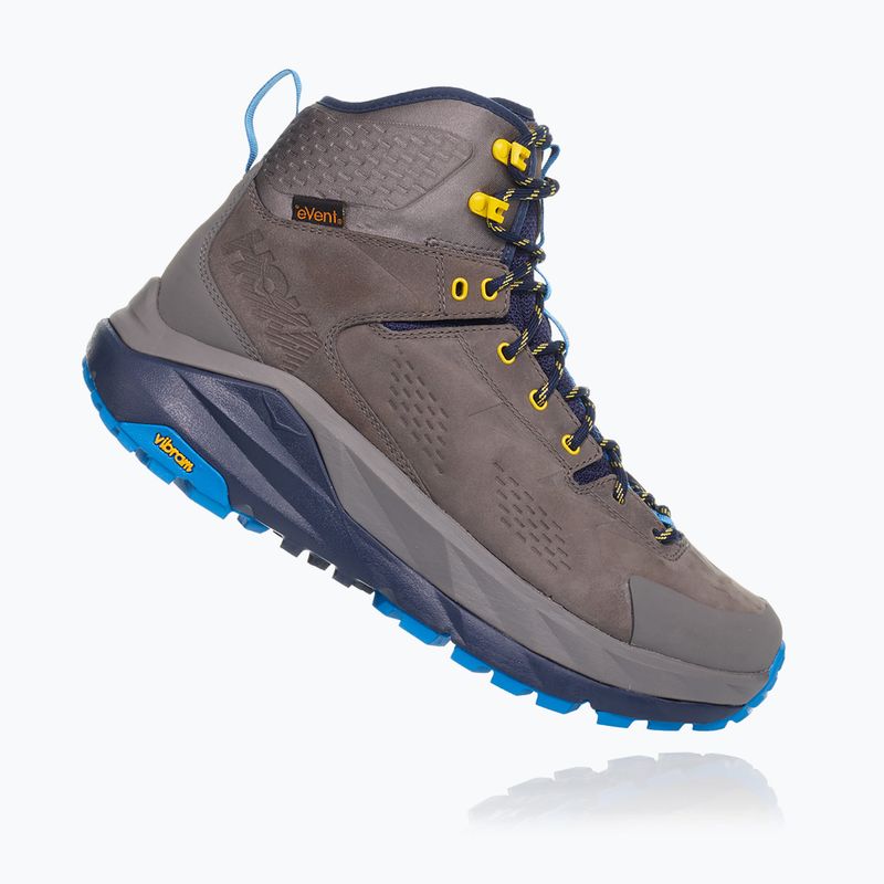 Pánske trekové topánky HOKA Sky Kaha charcoal grey/blue 2