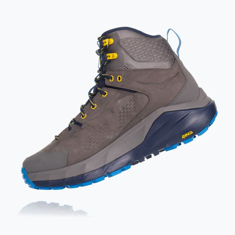 Pánske trekové topánky HOKA Sky Kaha charcoal grey/blue 3