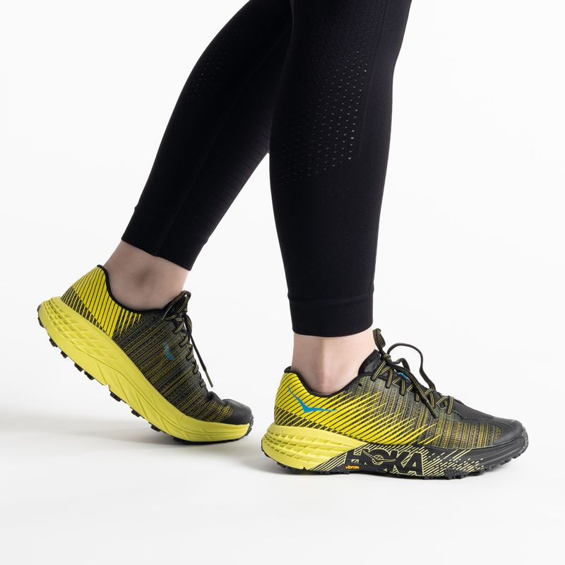 Dámska bežecká obuv HOKA Evo Speedgoat black/yellow 1111430-CIB 3