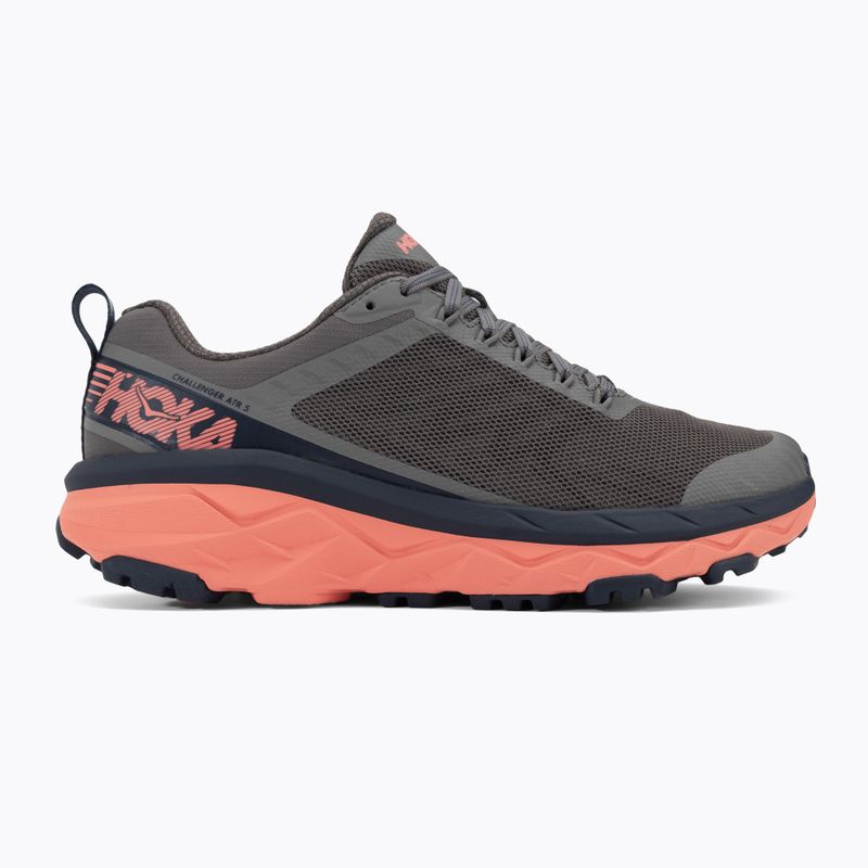 Dámska bežecká obuv HOKA Challenger ATR 5 charcoal gray/fusion coral 2