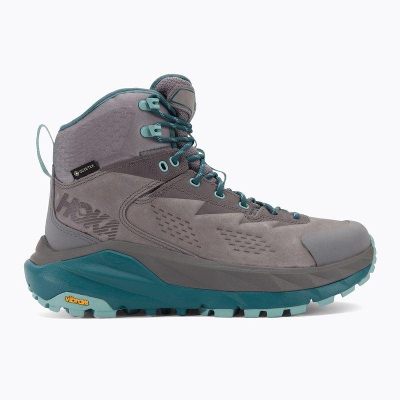 Dámske trekové topánky HOKA Kaha GTX frost gray/aqua haze 2