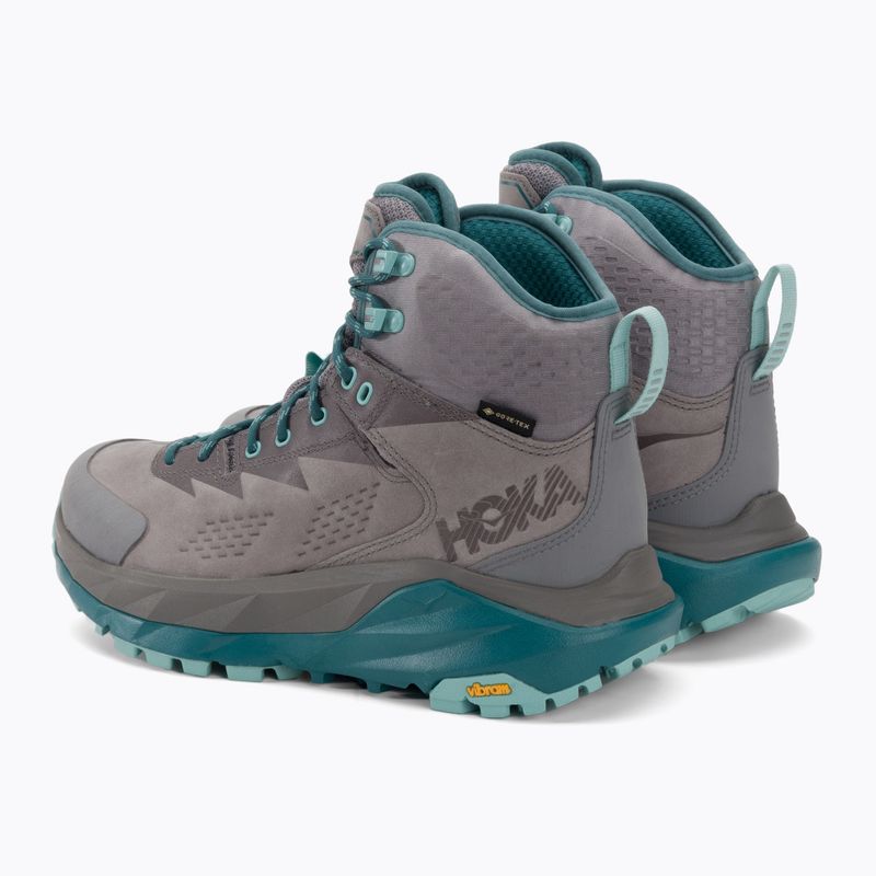 Dámske trekové topánky HOKA Kaha GTX frost gray/aqua haze 3
