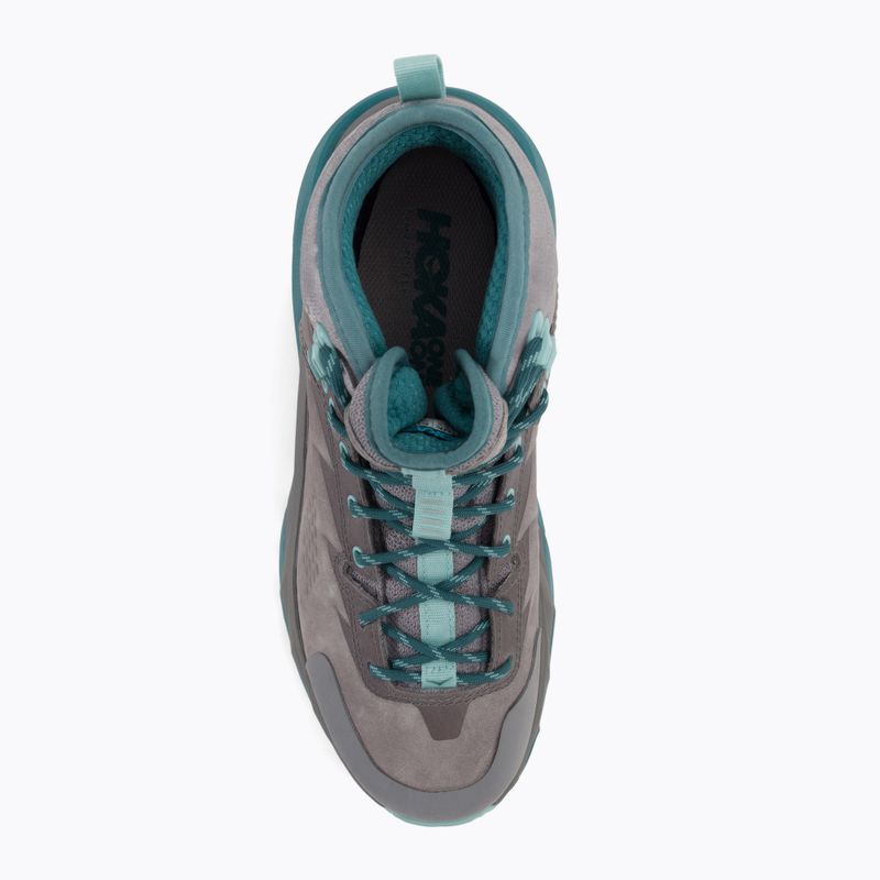 Dámske trekové topánky HOKA Kaha GTX frost gray/aqua haze 6