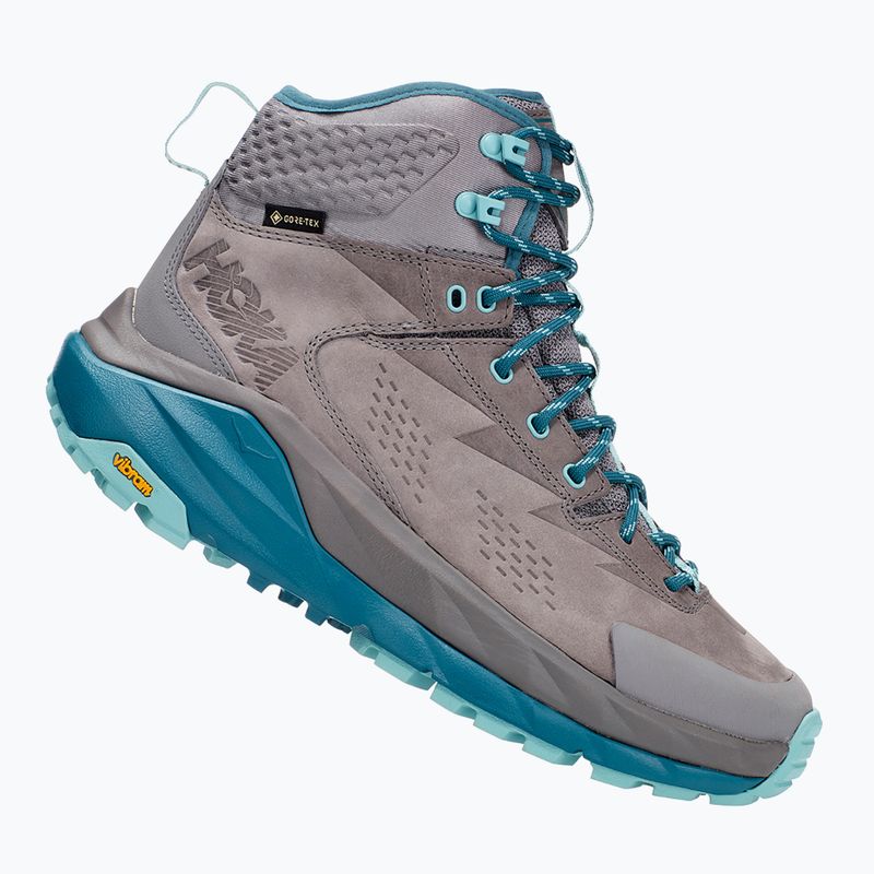 Dámske trekové topánky HOKA Kaha GTX frost gray/aqua haze 7