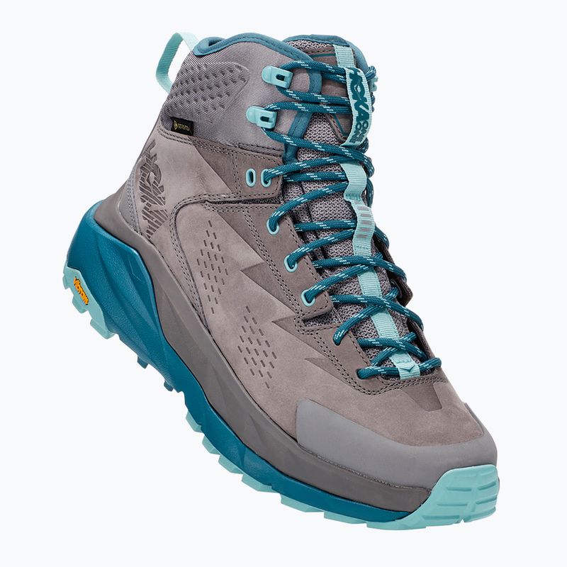 Dámske trekové topánky HOKA Kaha GTX frost gray/aqua haze 8