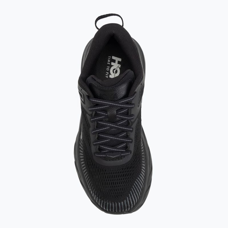 Dámske bežecké topánky HOKA Bondi 7 black/black 5