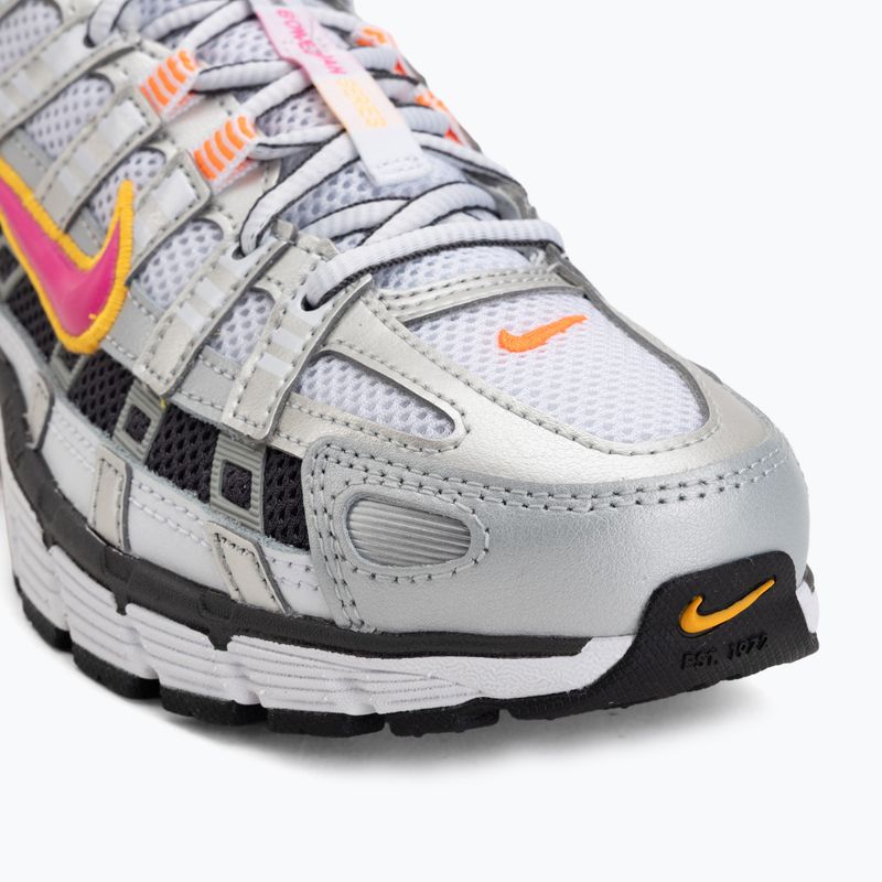 Dámske topánky Nike P-6000 white/metallic platinum/laser fuchsia 7