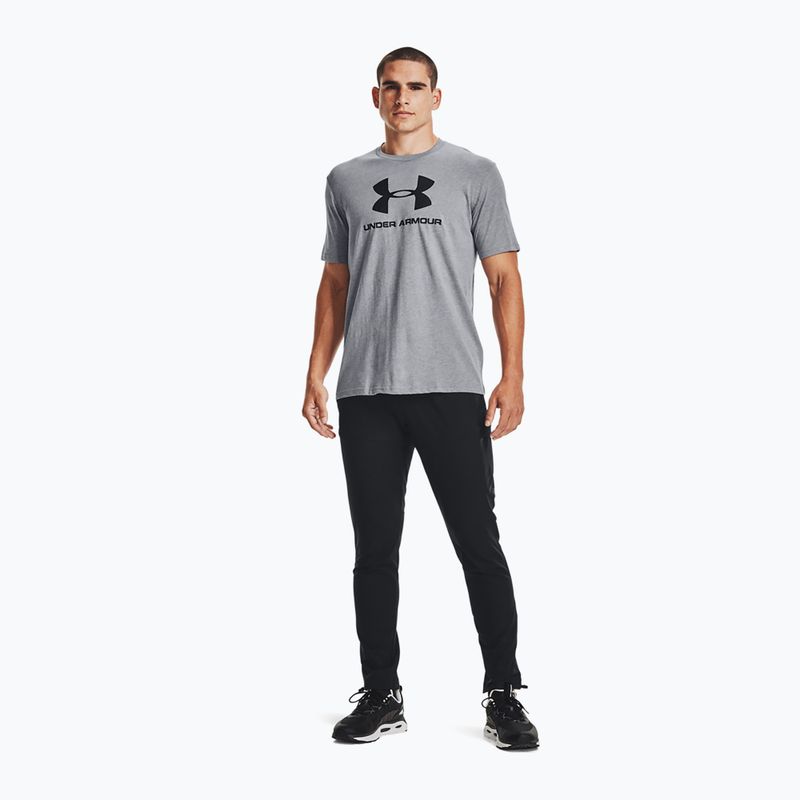 Under Armour pánske tréningové tričko UA Sportstyle Logo SS šedé 1329590 2