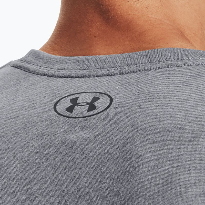 Under Armour pánske tréningové tričko UA Sportstyle Logo SS šedé 1329590 4