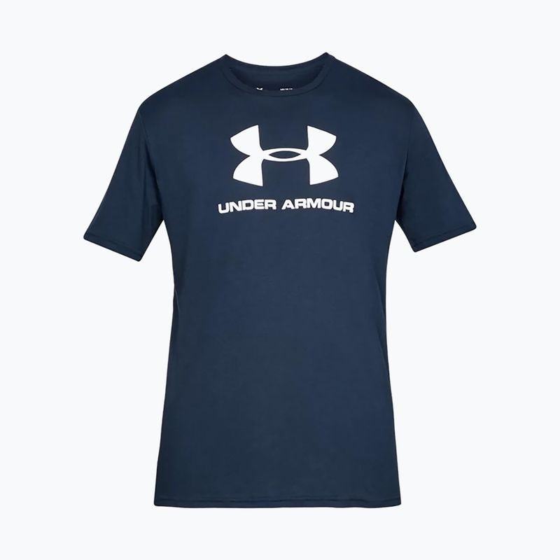 Under Armour UA Sportstyle Logo SS pánske tréningové tričko námornícka modrá 1329590