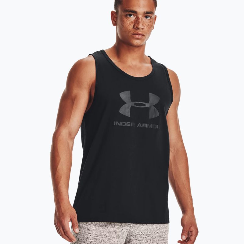 Pánske športové tielko Under Armour Sportstyle Logo Training Tank black 1329589 3