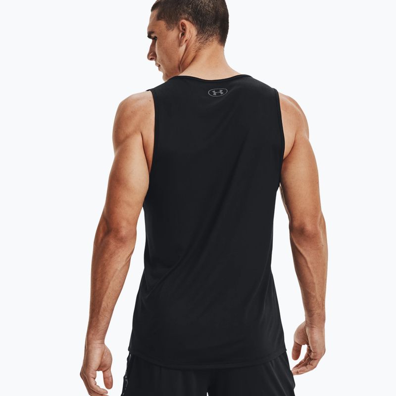 Under Armour Tech 2 pánske tréningové tielko čierne 132874 2
