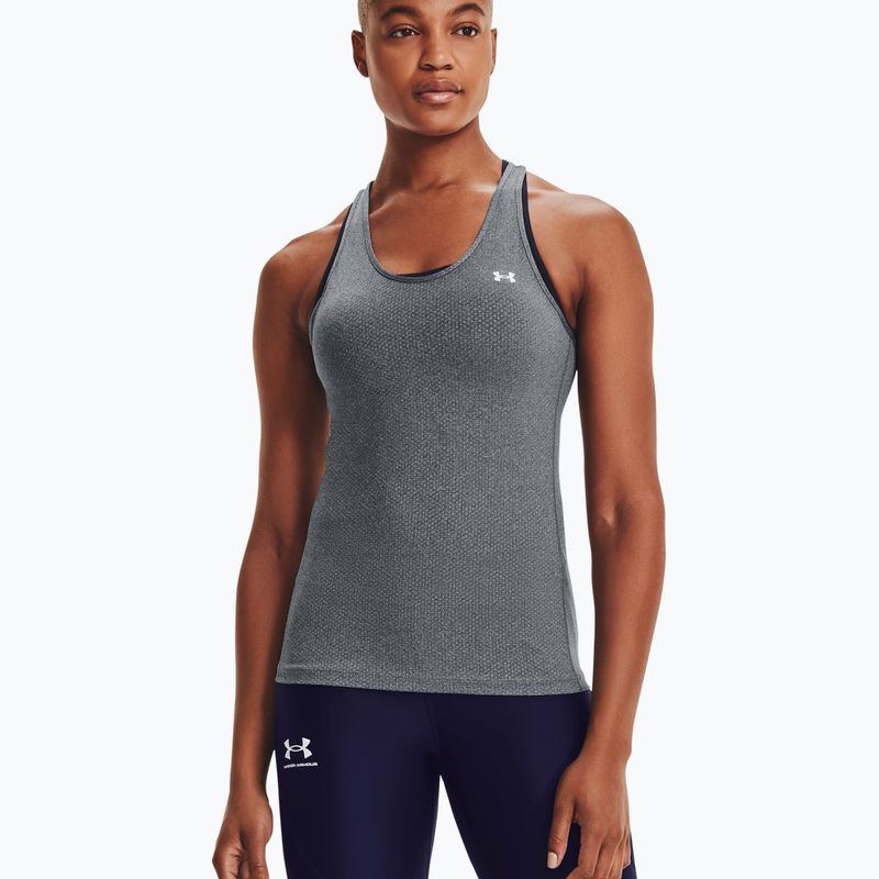 Dámske tréningové tielko Under Armour HG Armour Racer Tank sivé 1328962-12