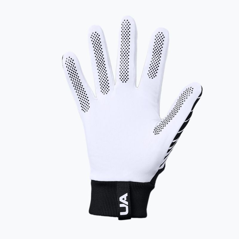 Under Armour Field Player'S 2.0 pánske futbalové rukavice čiernobiele 1328183-001 6