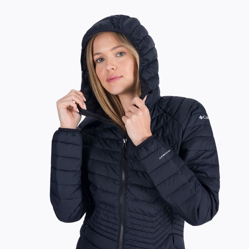Columbia Powder Lite Mid dámska páperová bunda čierna 1748311 6