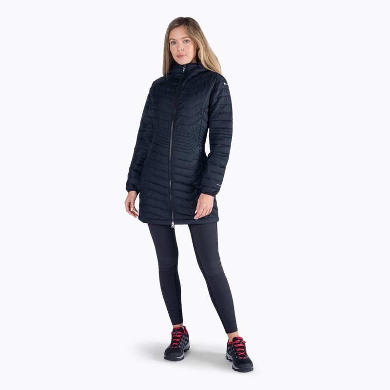 Columbia Powder Lite Mid dámska páperová bunda čierna 1748311 7
