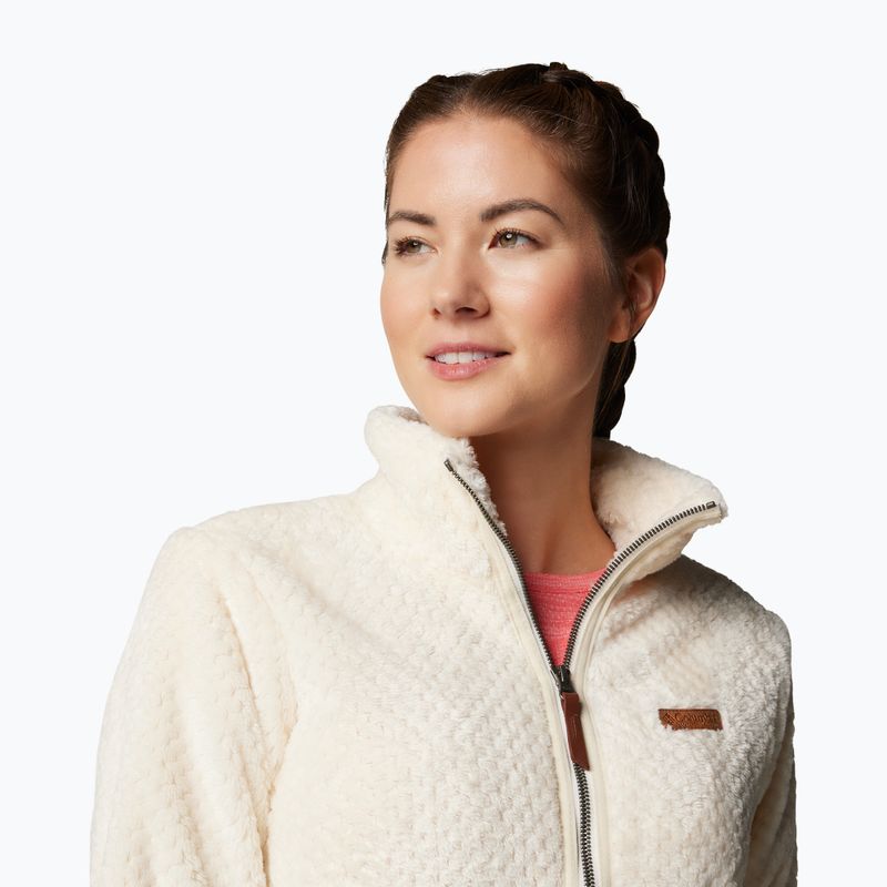 Dámska mikina Columbia Fire Side II Sherpa Full Zip chalk 5