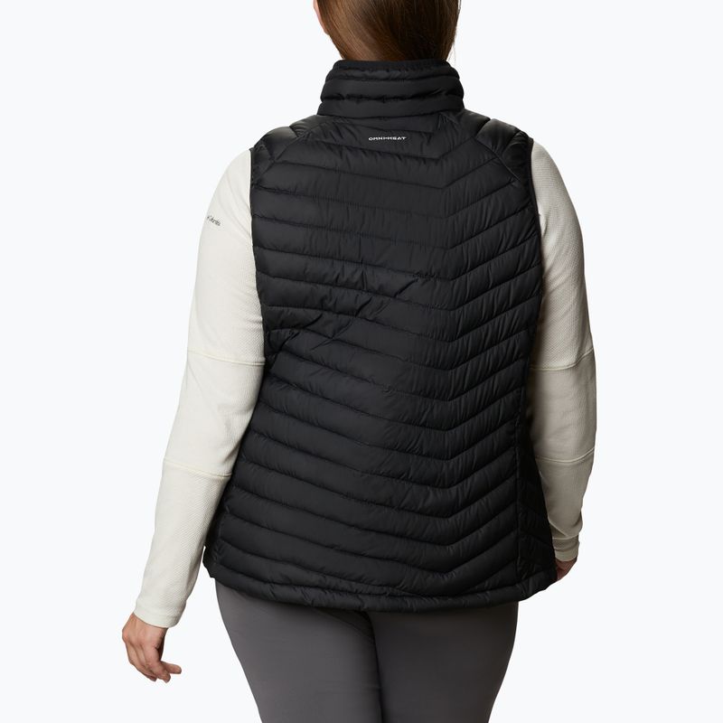 Dámske trekingové tričko bez rukávov Columbia Powder Lite black 3