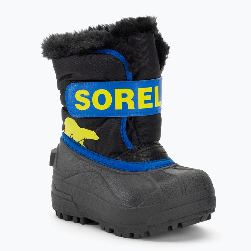 Detské snehové topánky Sorel Snow Commander black/super blue