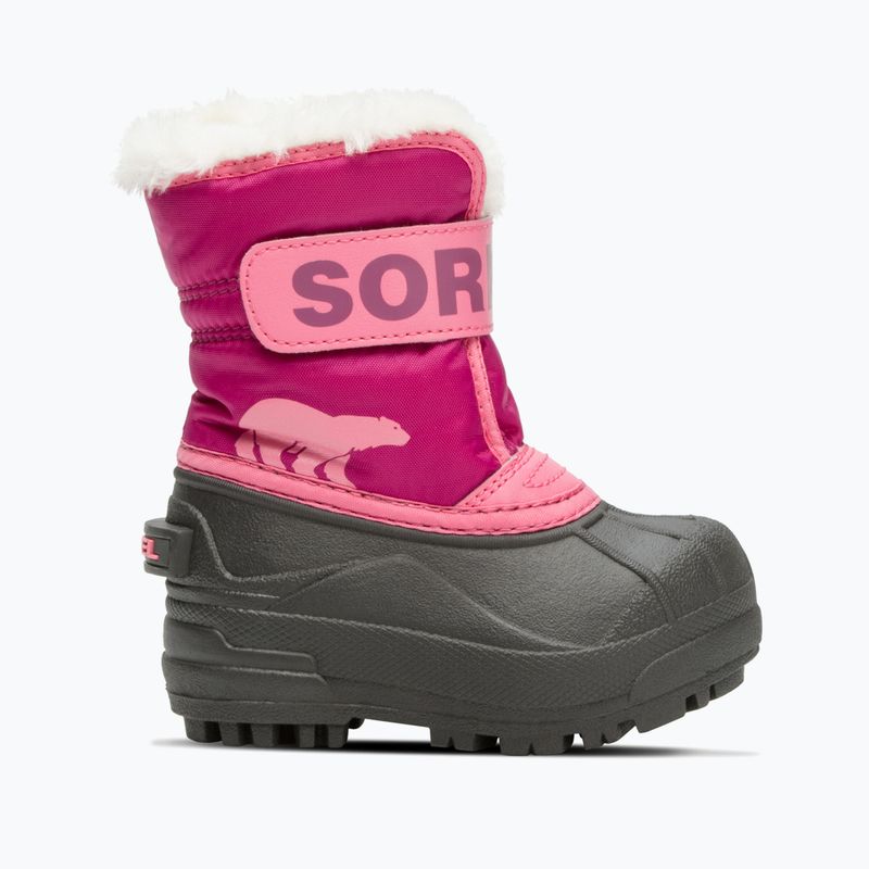 Detské snehule Sorel Snow Commander tropical pink/deep blush 7